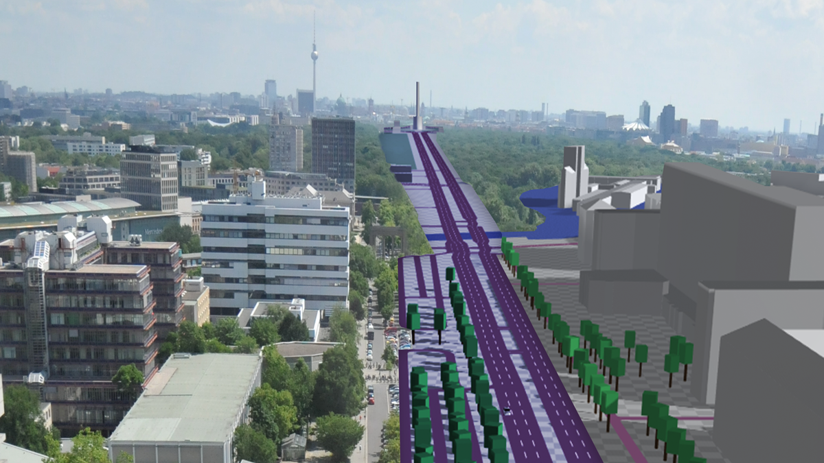 Simulation der DIGINET-PS Teststrecke in Berlin mit VSimRTI