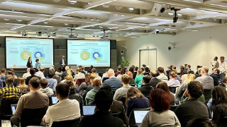 Veranstaltungszentrum bei Fraunhofer FOKUS während der BASE4NFDI Konferenz 2024