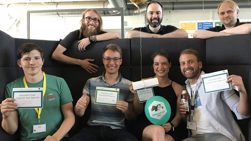 DPS, News: #FutureLab Hackathon Gewinnerteam in der Kategorie "Beste Idee"