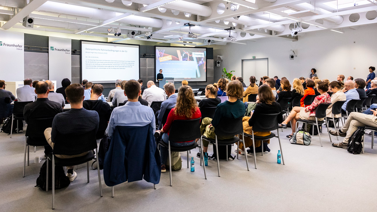 DPS, Event, News: Public Data Konferenz Veranstaltungsraum bei Fraunhofer FOKUS während der Public Data Konferenz