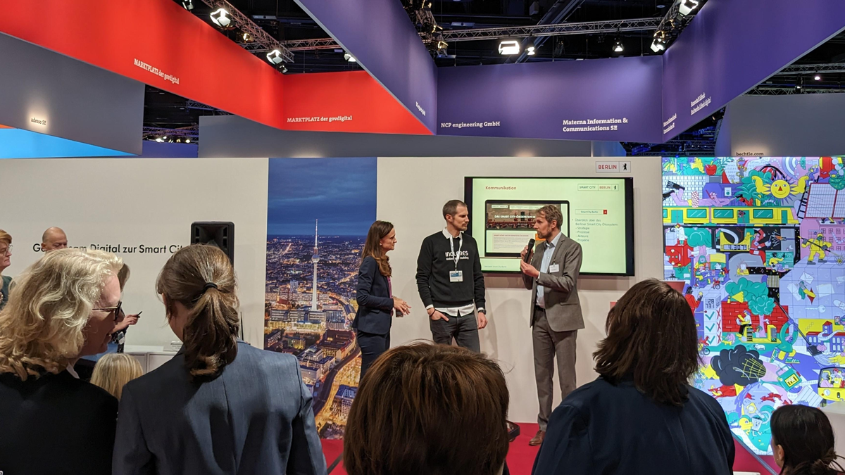 Dr. Jens Klessmann auf der Smart Country Convention