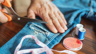 New life of old worn out clothes