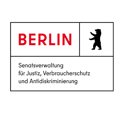 Logo Berliner Senatsverwaltung für Justiz, Verbraucherschutz und Antidiskriminierung
