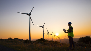engineers of wind turbine.