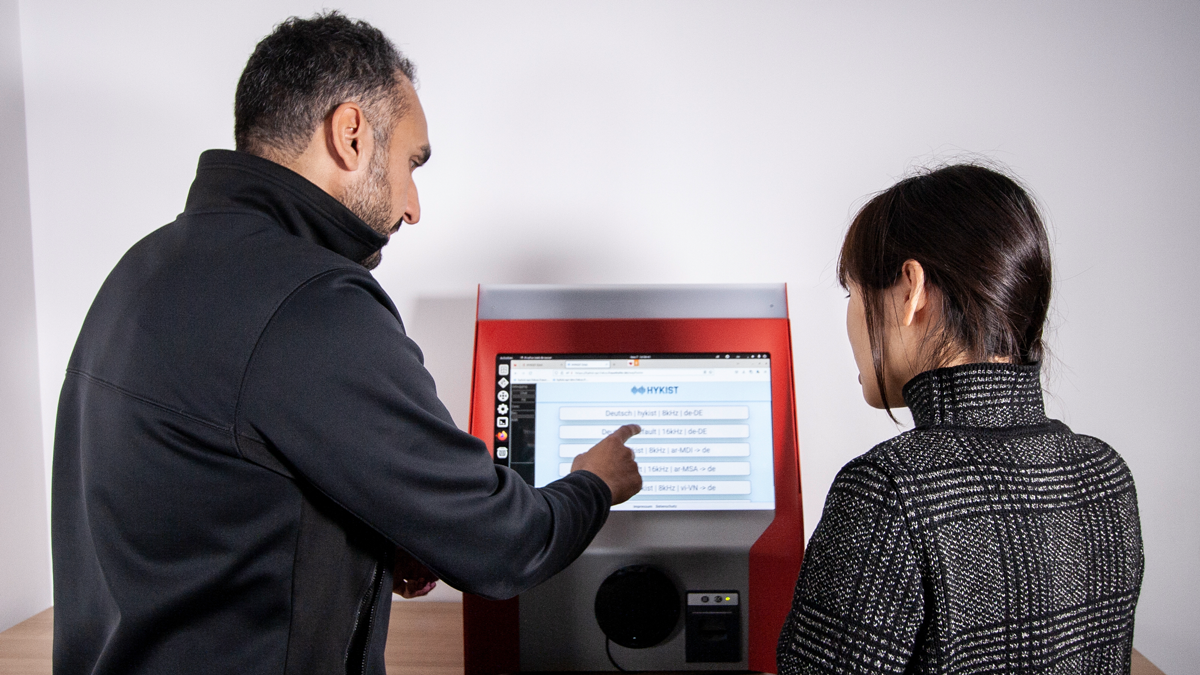 ESPRI, News: HYKIST, Telehealth Im Dialog mit dem HYKIST-Erstanamneseassistenten.