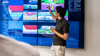 FOKUS-Experte erklärt die Technologien im Perception Lab des Geschäftsbereichs Quality Engineering am Fraunhofer FOKUS