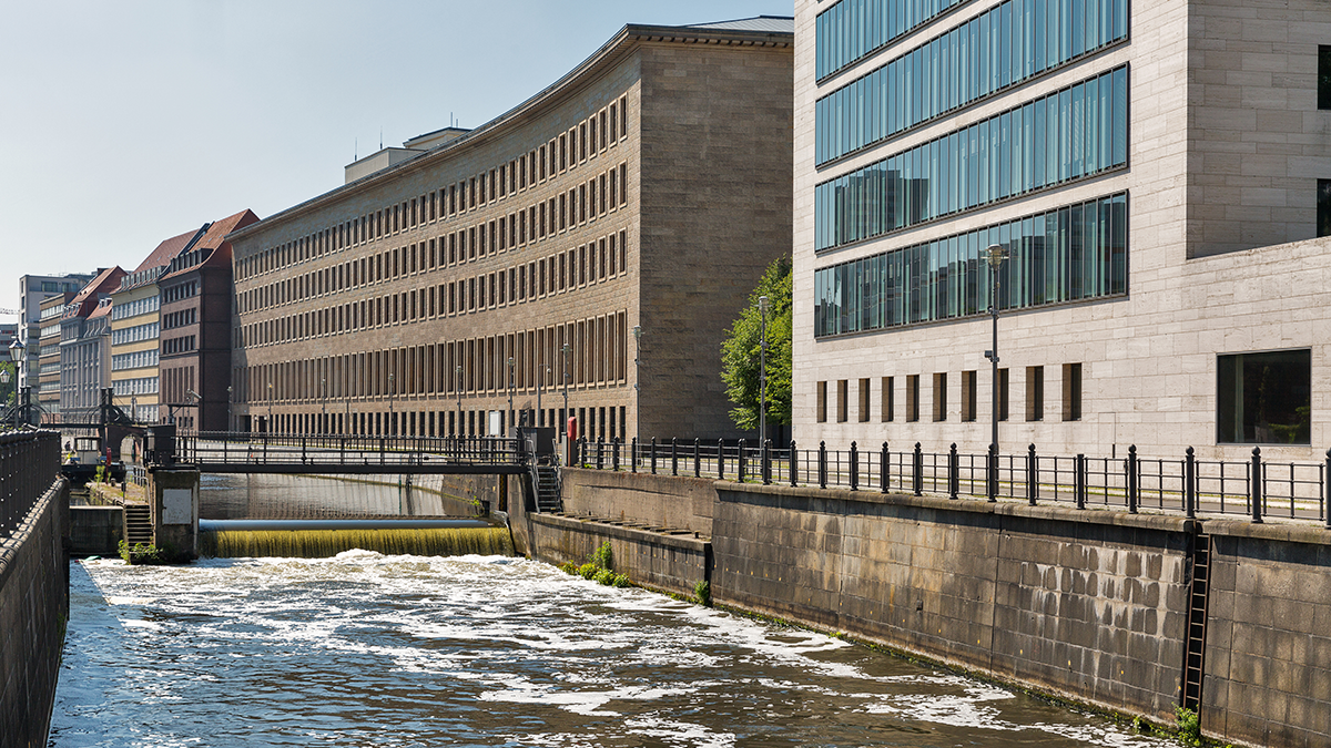 SQC, Projekte: OPTIMA Spree canal gateway on Museums Island in Berlin, Germany.