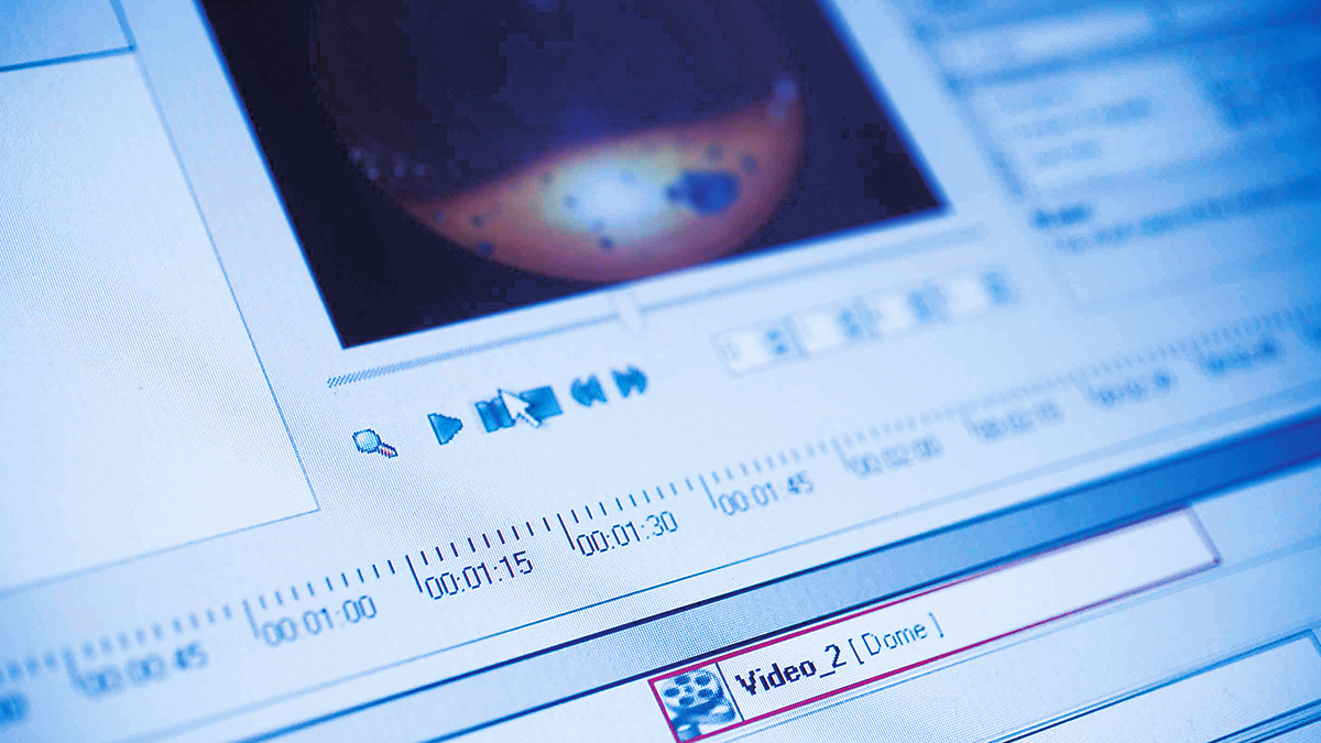 Screenshot eines Medienplayers über den Projektionen im Digital Dome gesteuert werden können