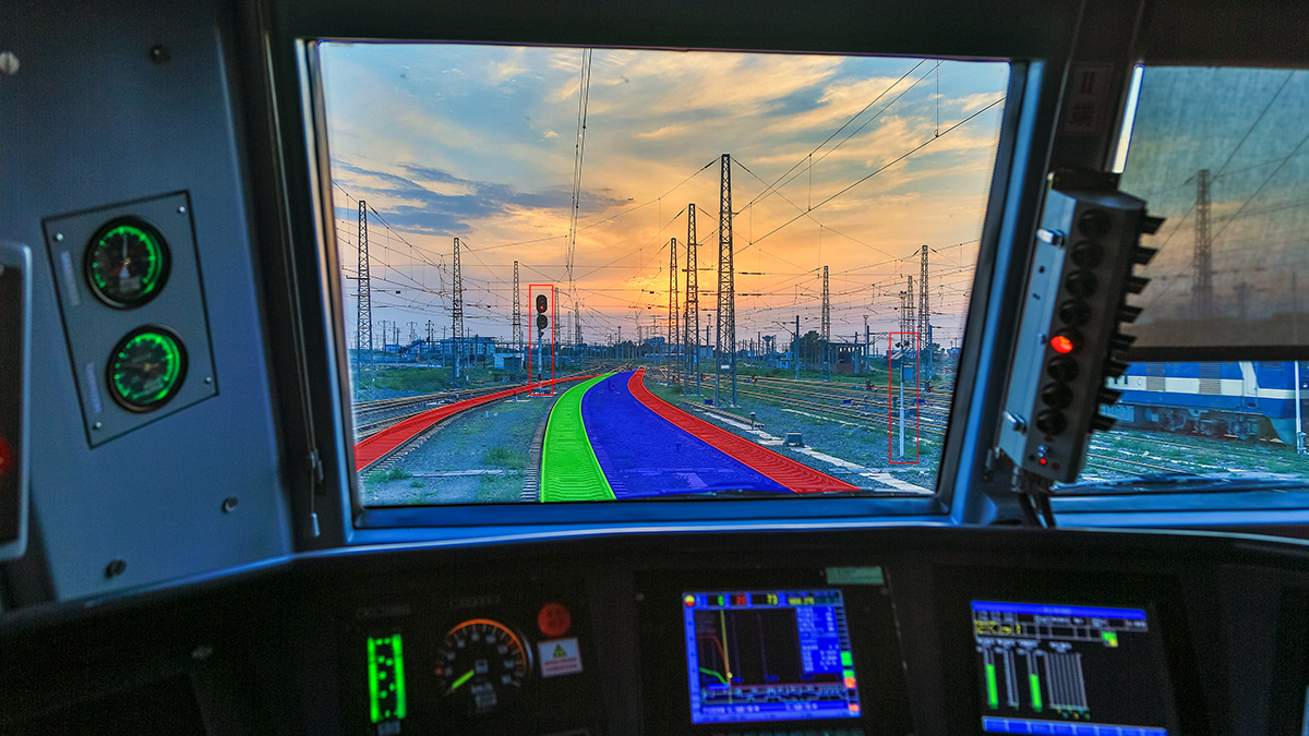 Visit the train station, enter the locomotive, shoot inside and look away from the locomotive