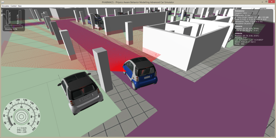 Prototyping Cooperative ADAS with PHABMACS - Underground Parking