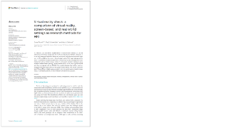 Article / Paper: Virtual reality check