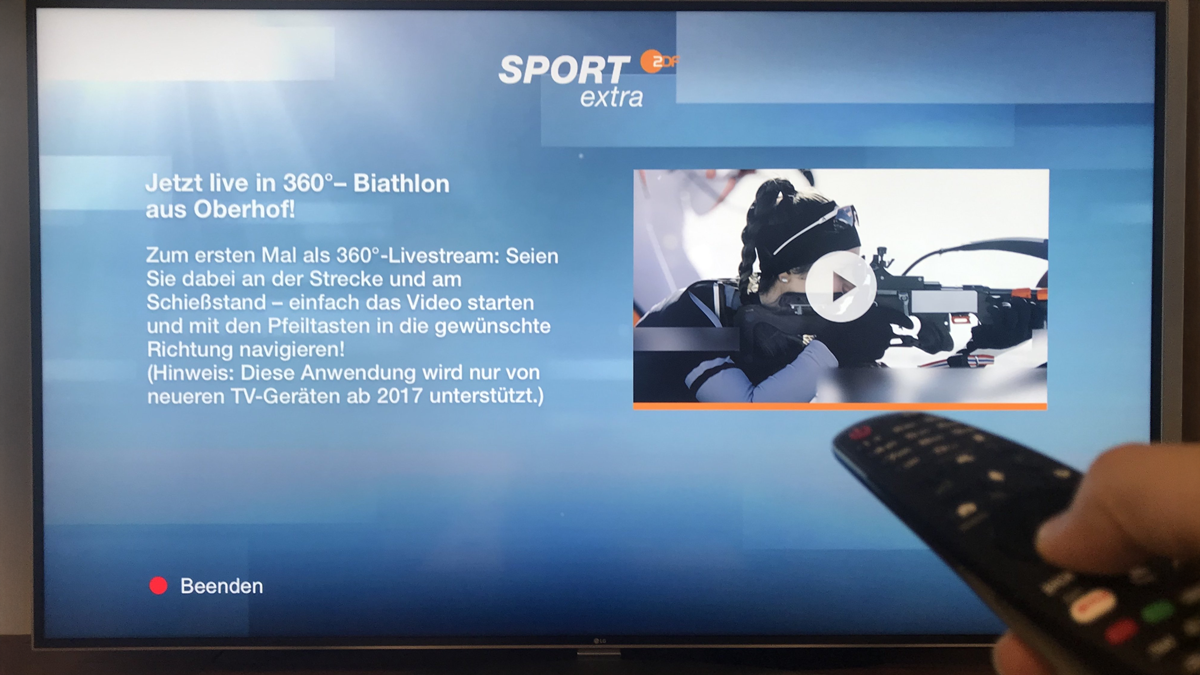 FAME, News: Biathlon Worldcup live in 360° ZDF Biathlon 2019 live in 360° Video