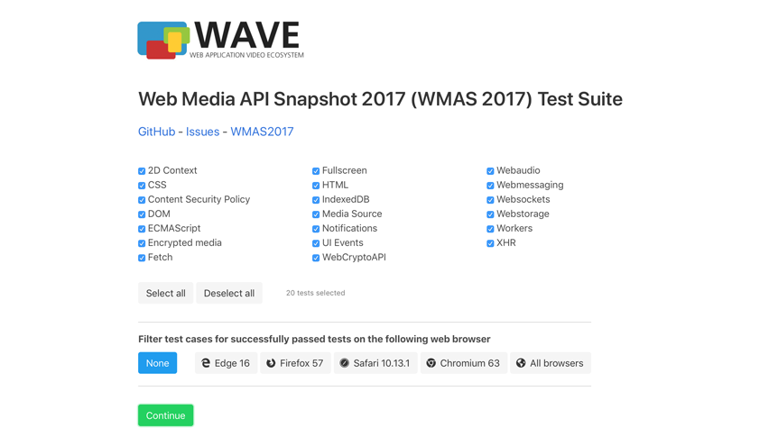 FAME, News: Web Media API Snapshot 2017 Web Media API Snapshot 2017