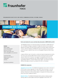 FAMIUM DAI Service Solution Flyer