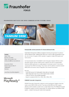 FAMIUM DRM Solution Flyer