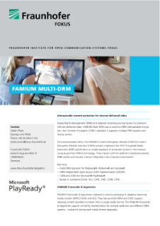 FAMIUM Multi-DRM Solution Flyer