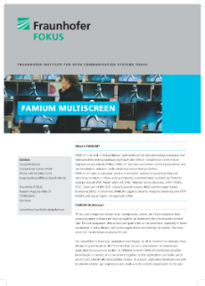 FAMIUM Multiscreen Solution Flyer