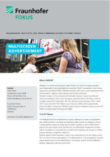 FAMIUM Multiscreen Advertisement Solution Brochure