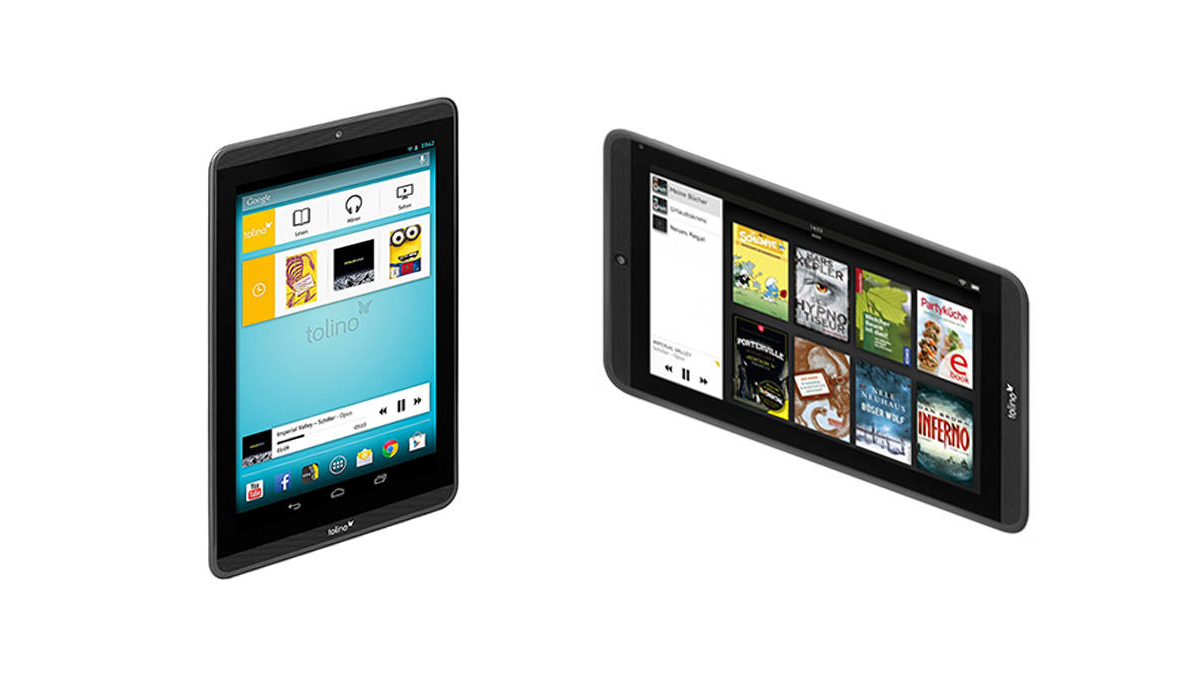 Interface of eReader tolino