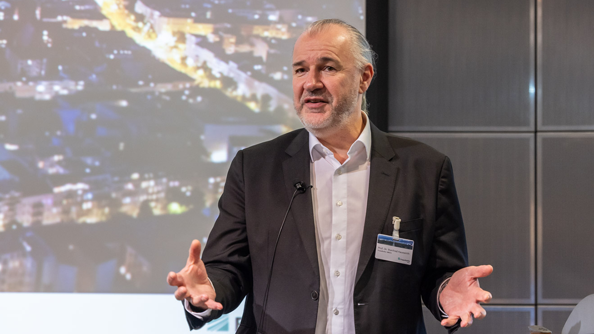FOKUS, Leitung, Manfred Hauswirth Prof. Dr. Manfred Hauswirth auf der SIRIOS-Jahreskonferenz, Berlin, Fraunhofer FOKUS