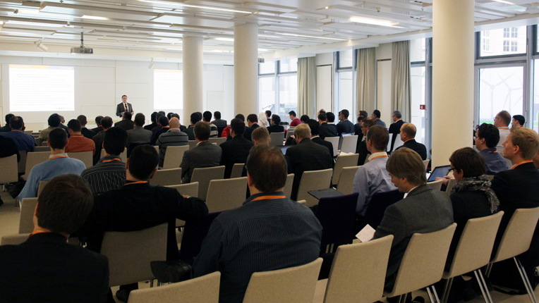 A picture of the room during a tutorial at the FUSECO Forum 2011