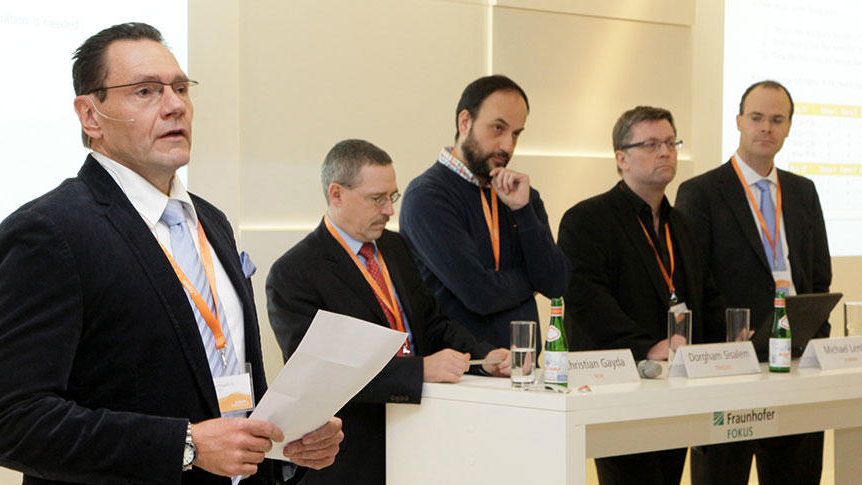Panel discussion at the 2nd FOKUS FUSECO Forum 2011