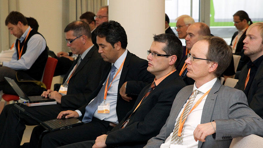 The audience at the 2nd FOKUS FUSECO Forum 2011 at Fraunhofer Forum in Berlin