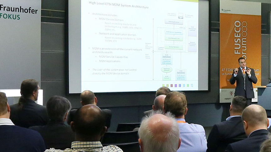 FOKUS expert Thomas Magedanz at the 4th FOKUS FUSECO Forum 2013