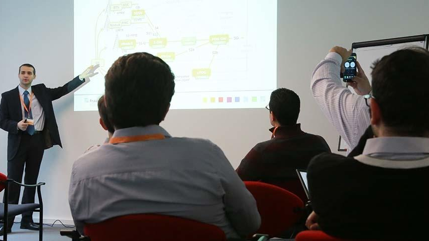 The audience at the 4th FOKUS FUSECO Forum 2013 at Fraunhofer FOKUS