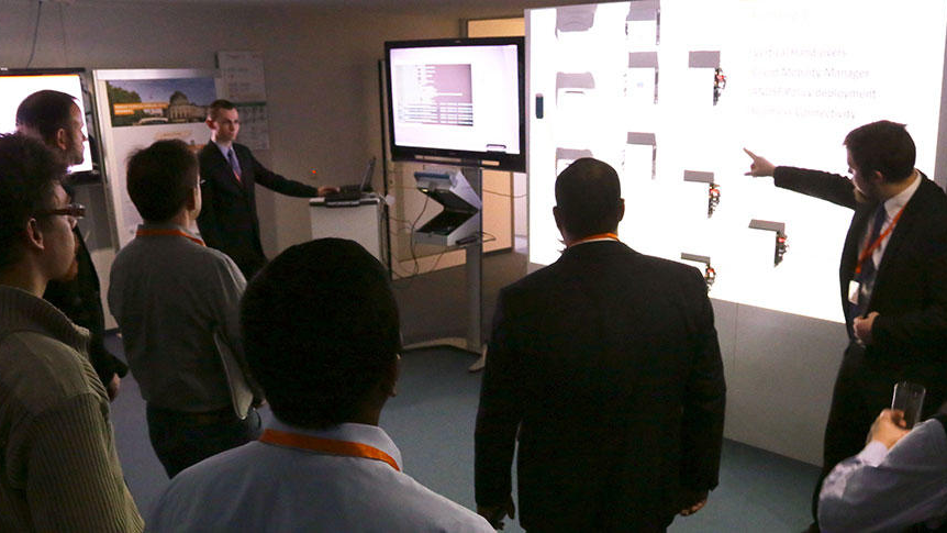 Demo at the 4th FOKUS FUSECO Forum 2013 at Fraunhofer FOKUS