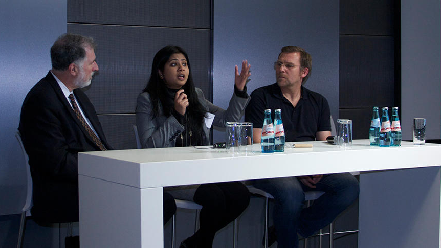 Panel discussion of Session 4 at the 5th FOKUS FUSECO Forum 2014 at Fraunhofer FOKUS