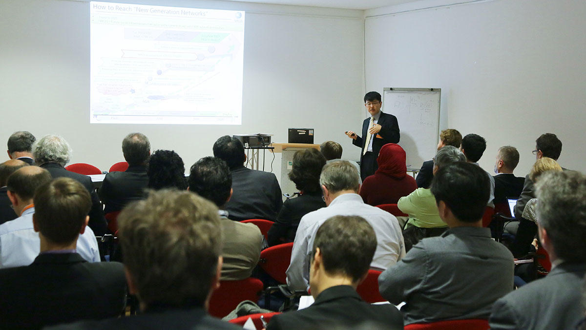 The audience at the 5th FOKUS FUSECO Forum 2014 at Fraunhofer FOKUS