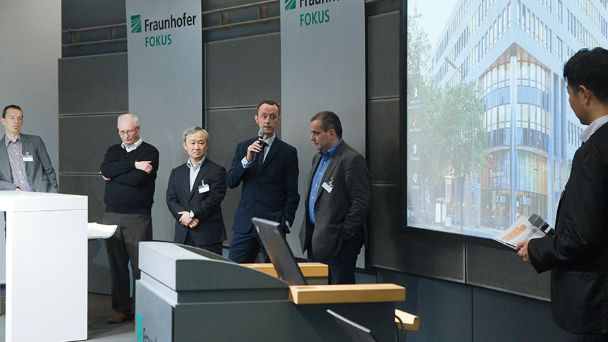 Session 1 at the 6th FOKUS FUSECO Forum 2015 at Fraunhofer FOKUS