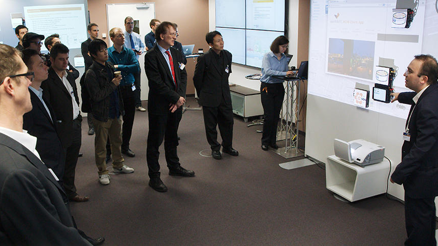 Demo at the 6th FOKUS FUSECO Forum 2015 at Fraunhofer FOKUS