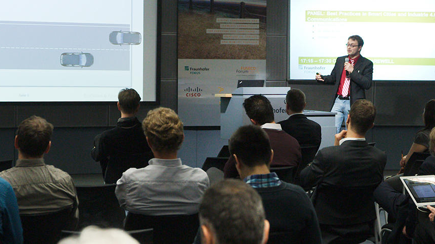 Session 4 at the 6th FOKUS FUSECO Forum 2015 at Fraunhofer FOKUS