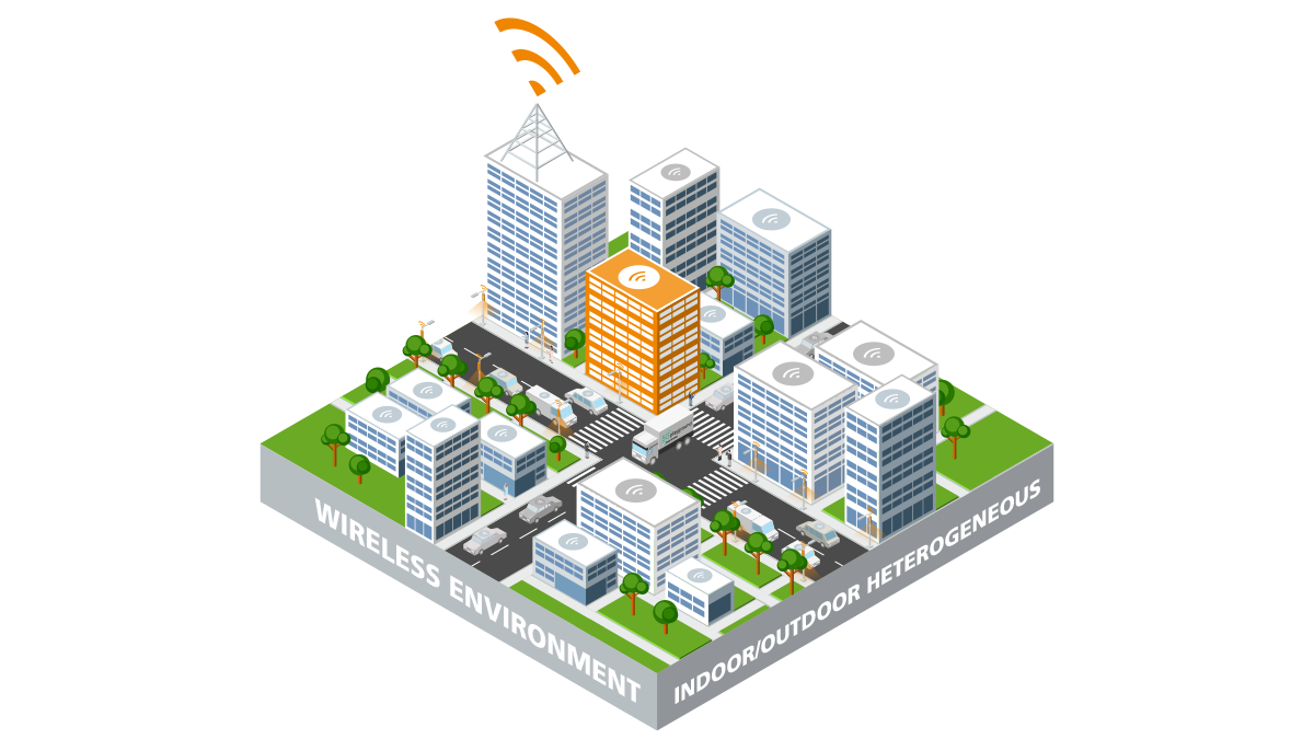 5G Playground, Use Case wireless environment Heterogeneous Outdoor / Indoor Island