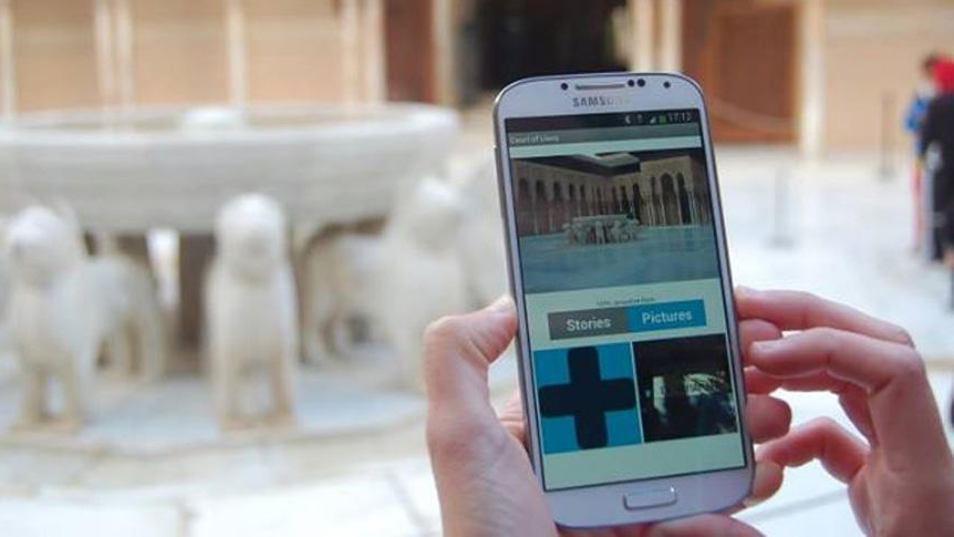 COOLTURA App with Augmented Reality application in the Alhambra